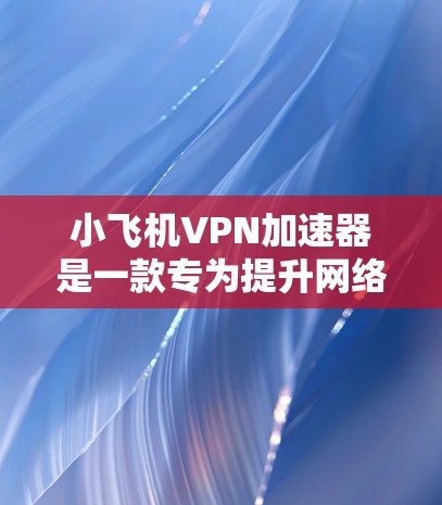 小飞机VPN加速器是一款专为提升网络访问速度设计的应用程序，旨在帮助用户在网络不佳的情况下加速浏览、下载和其他网络任务。以下是对小飞机VPN加速器的详细分析