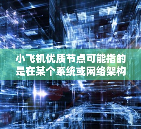 小飞机优质节点可能指的是在某个系统或网络架构中，作为关键组件的节点，这些节点在性能、稳定性或资源利用方面表现尤为出色。以下是一些可能的解释和相关信息
