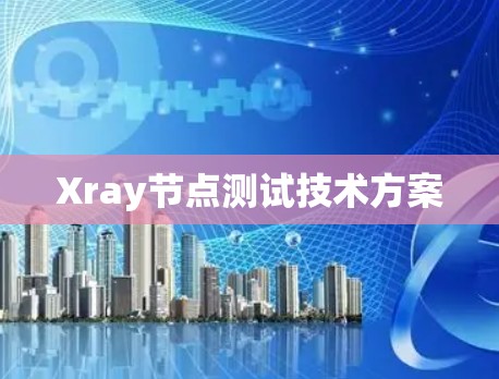 Xray节点测试技术方案