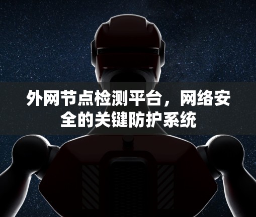 外网节点检测平台,网络安全的关键防护系统 外网节点检测平台,网络安全的关键防护系统