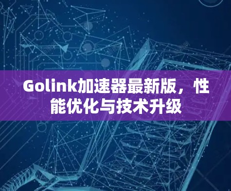 Golink加速器最新版，性能优化与技术升级