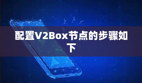 配置V2Box节点的步骤如下 配置V2Box节点的步骤如下