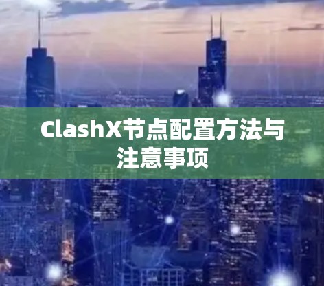 ClashX节点配置方法与注意事项 ClashX节点配置方法与注意事项