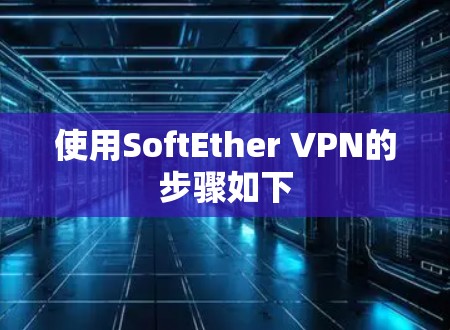 使用SoftEther VPN的步骤如下 使用SoftEther VPN的步骤如下