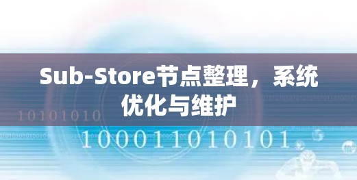 Sub-Store节点整理，系统优化与维护