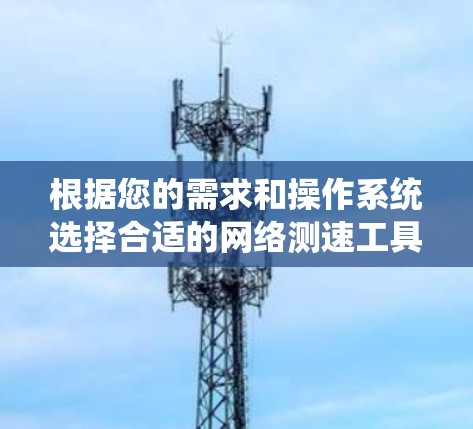 根据您的需求和操作系统选择合适的网络测速工具