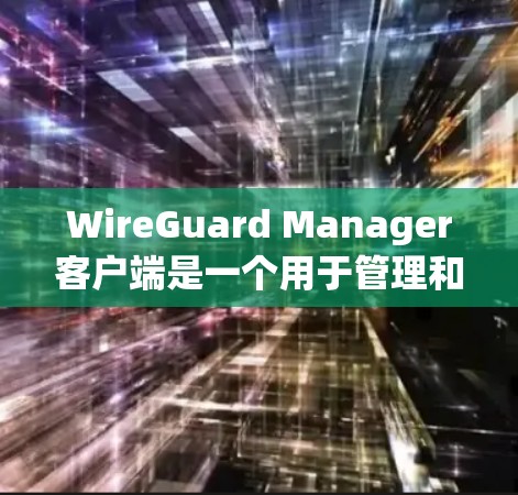 WireGuard Manager客户端是一个用于管理和配置WireGuard VPN连接的工具，旨在简化操作并提供直观的用户界面。以下是使用该客户端的详细指南