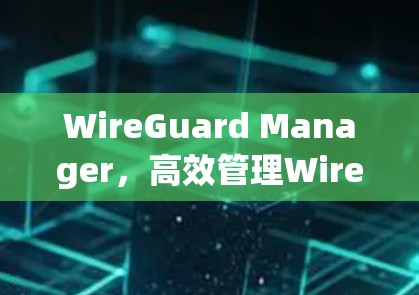 WireGuard Manager，高效管理Wireless网络的利器