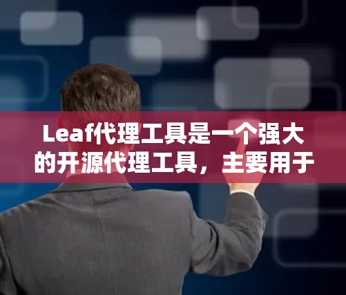 Leaf代理工具是一个强大的开源代理工具，主要用于网络请求的捕获、重组和重发，特别适合前端开发和API调试。以下是Leaf工具的详细介绍和使用步骤