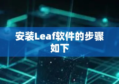 安装Leaf软件的步骤如下