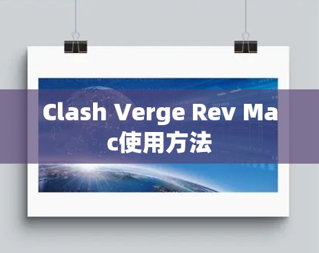 Clash Verge Rev Mac使用方法