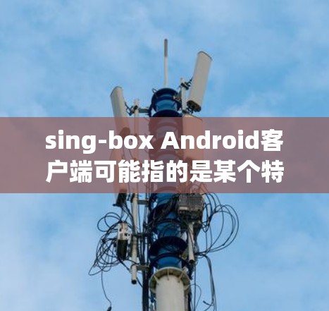 sing-box Android客户端可能指的是某个特定应用程序的安卓版本，但由于sing-box不是一个广为人知的应用程序名称，我无法提供具体的下载链接或使用说明