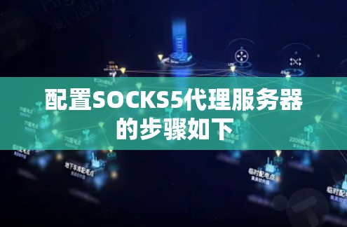 配置SOCKS5代理服务器的步骤如下