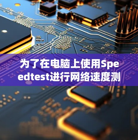 为了在电脑上使用Speedtest进行网络速度测试，请按照以下步骤操作