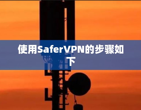 使用SaferVPN的步骤如下