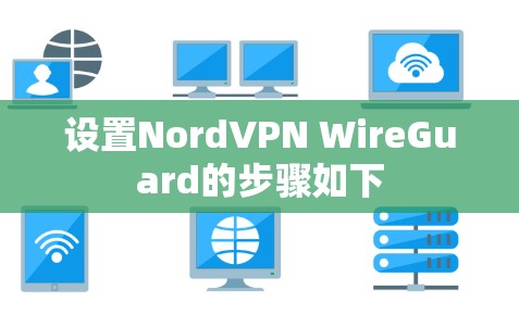 设置NordVPN WireGuard的步骤如下