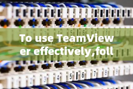 To use TeamViewer effectively,follow these organized steps: