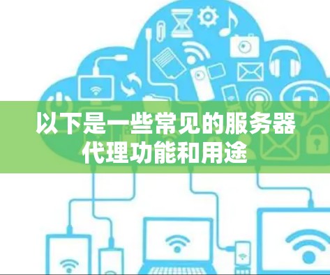 以下是一些常见的服务器代理功能和用途