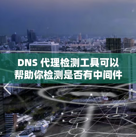 DNS 代理检测工具可以帮助你检测是否有中间件(如负载均衡器、缓存服务器或其他 DNS 代理)在处理 DNS 查询。以下是一些常用的 DNS 代理检测工具和方法 DNS 代理检测工具可以帮助你检测是否有中间件(如负载均衡器、缓存服务器或其他 DNS 代理)在处理 DNS 查询。以下是一些常用的 DNS 代理检测工具和方法