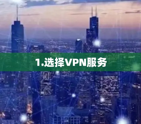 1.选择VPN服务 1.选择VPN服务