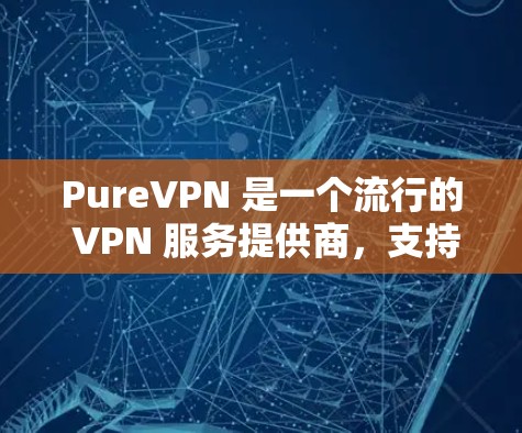 PureVPN 是一个流行的 VPN 服务提供商,支持在多个设备上使用其客户端。以下是使用 PureVPN 在多个设备上的详细指南