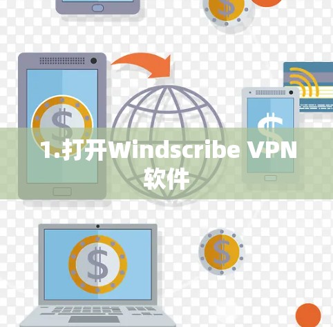 1.打开Windscribe VPN软件