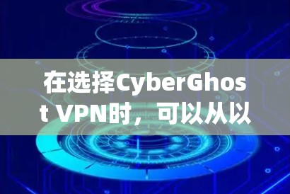在选择CyberGhost VPN时,可以从以下几个方面进行综合评估
