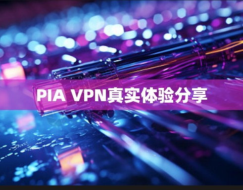 PIA VPN真实体验分享