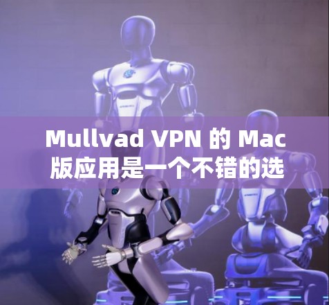 Mullvad VPN 的 Mac 版应用是一个不错的选择,尤其对于注重隐私和安全的用户。以下是对其 Mac 版应用的详细分析和总结
