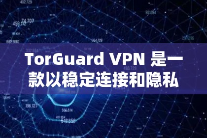 TorGuard VPN 是一款以稳定连接和隐私保护著称的 VPN 软件,适合需要在各种网络环境中保持匿名和安全的用户。以下是其主要特点和优势