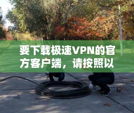 要下载极速VPN的官方客户端，请按照以下步骤操作